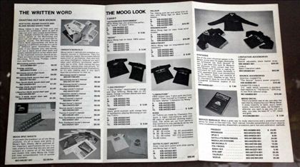 Moog-Original leaflets, Taurus etc etc